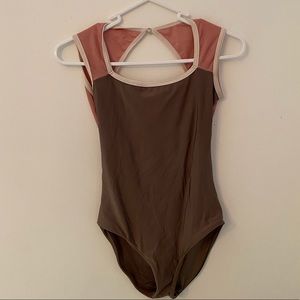 Yumiko Lauren Sleeveless Open Back Leotard